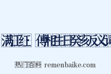 满江红·傅相生日癸亥反义词是什么意思的图片